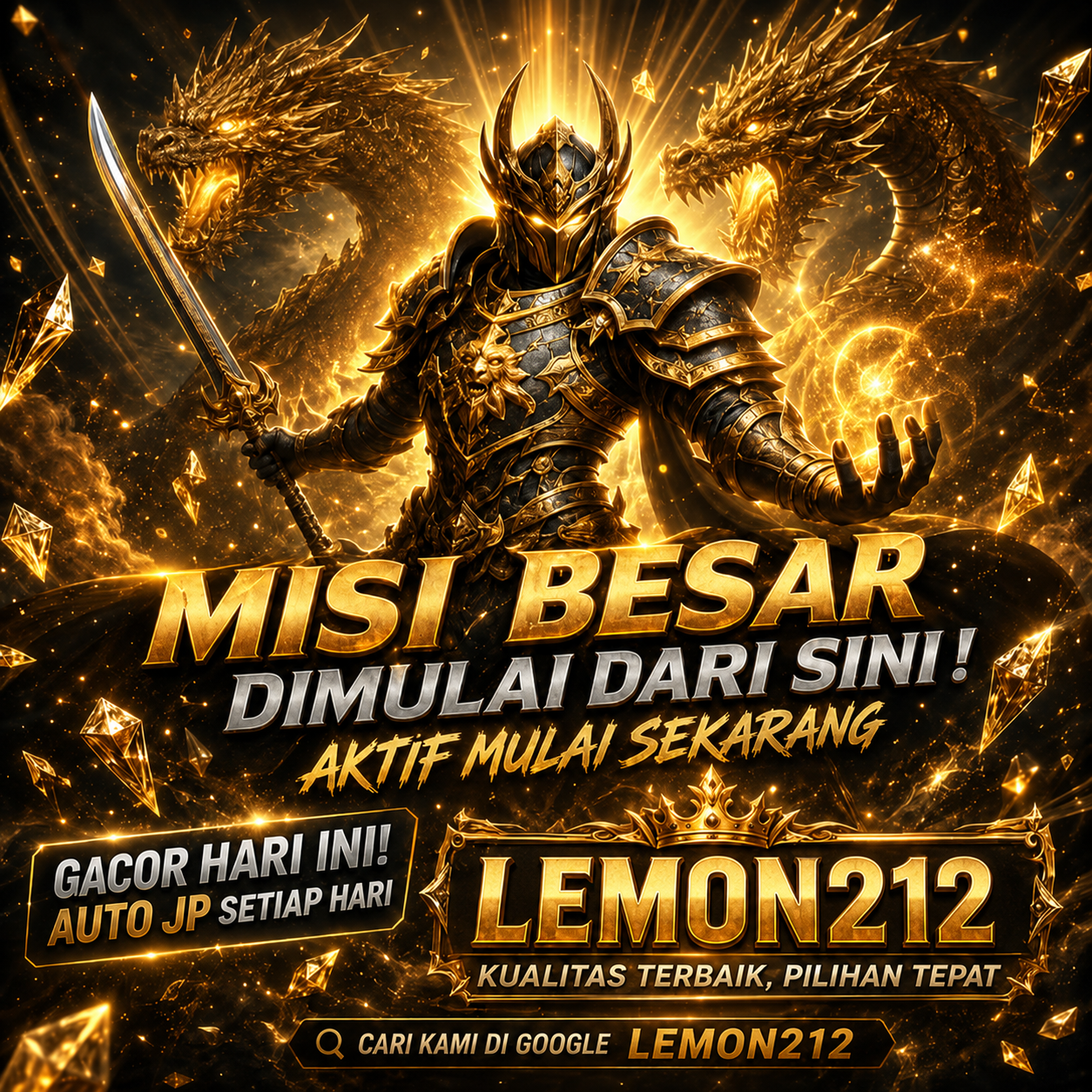 Lemon212 hadiah emas murni 24 karat