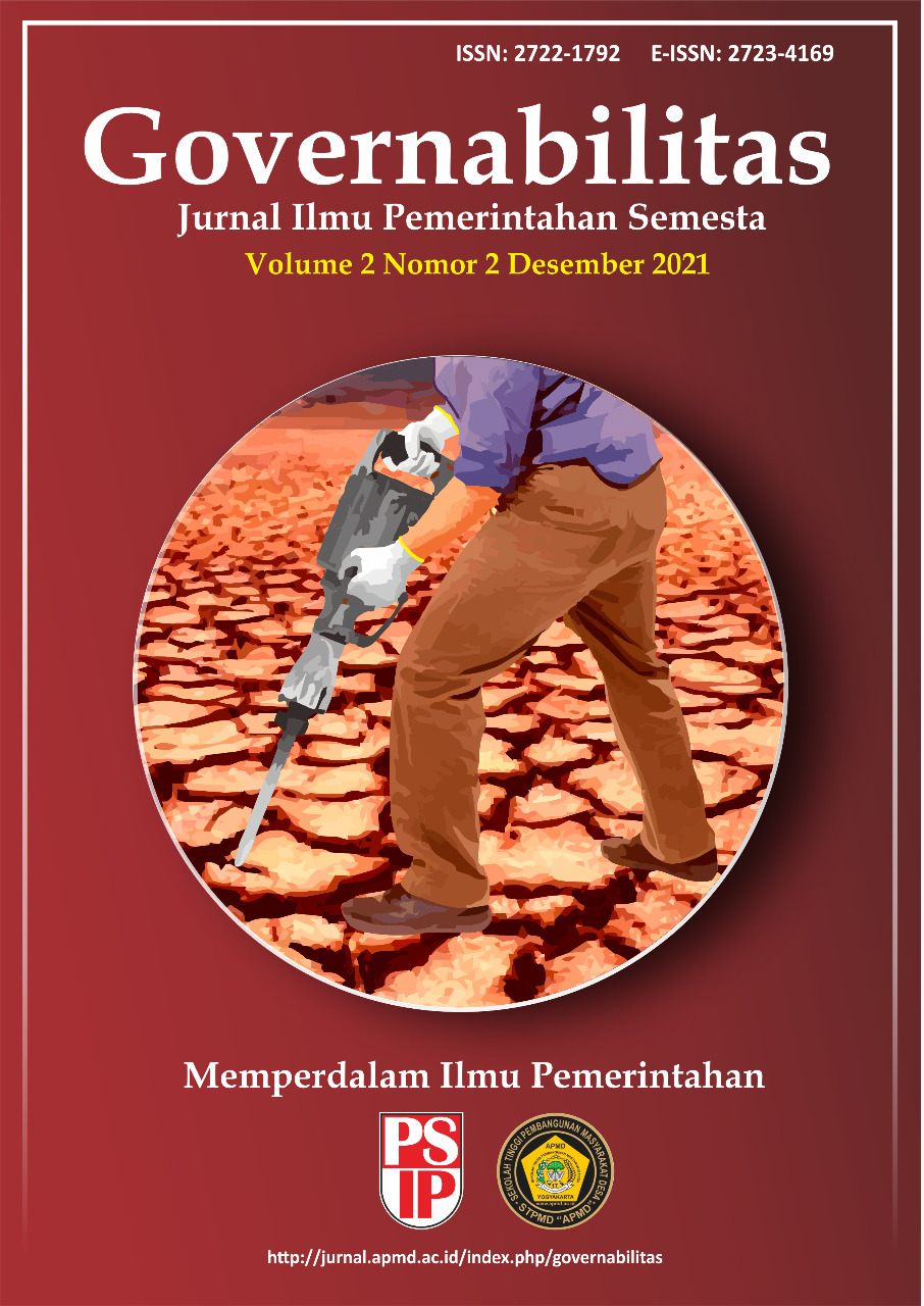 					View Vol. 2 No. 2 (2021): Memperdalam Ilmu Pemerintahan
				